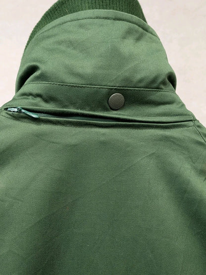 German Saarland Police Waterproof BGS Border Guard Jacket Size 52" Chest - Vintage Polizel