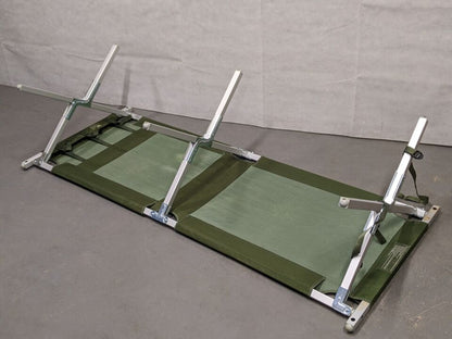 British Army Mk3 Folding Aluminium Cot Camp Bed