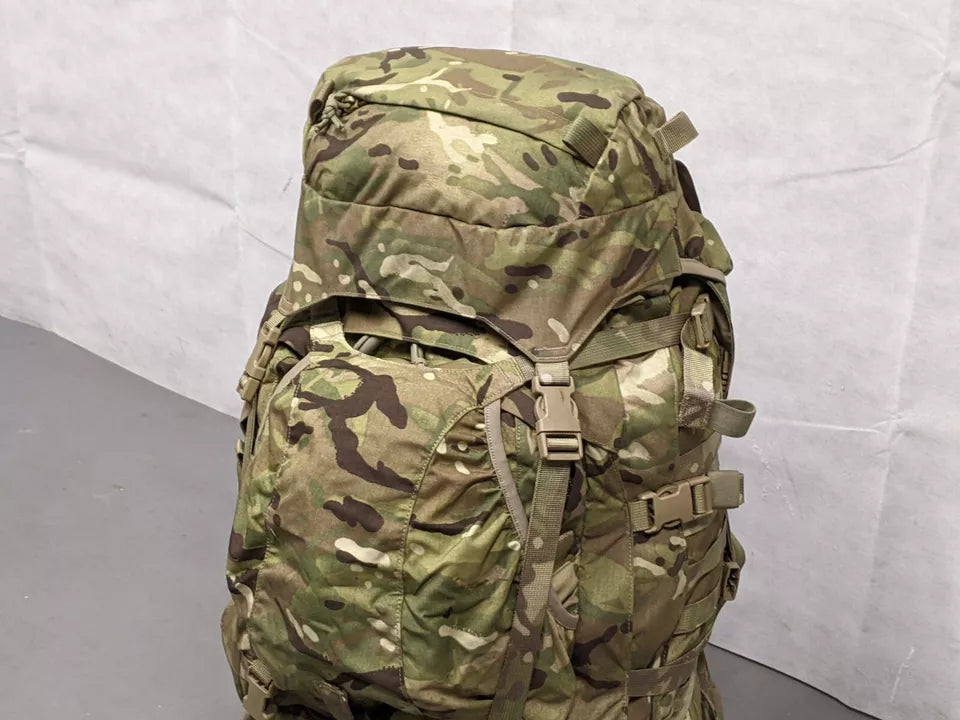 British Army MTP Camo Virtus GU 90L Bergen Rucksack