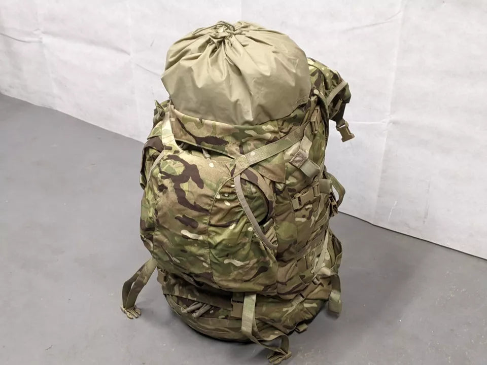 British Army MTP Camo Virtus GU 90L Bergen Rucksack