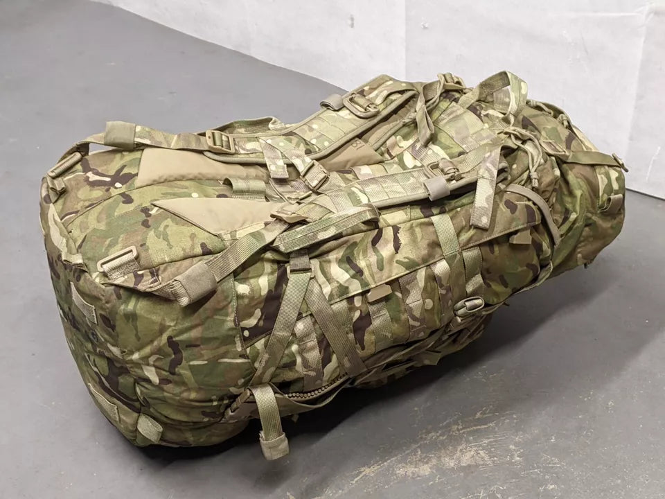 British Army MTP Camo Virtus GU 90L Bergen Rucksack