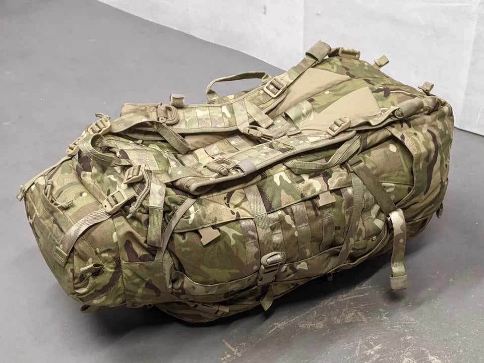 British Army MTP Camo Virtus GU 90L Bergen Rucksack