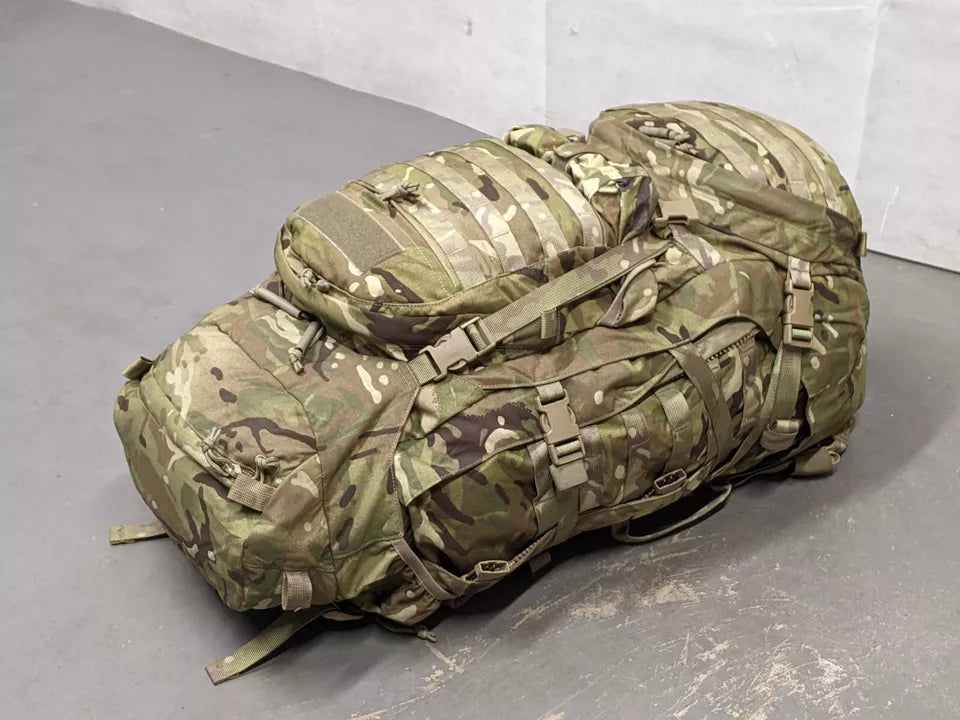 British Army MTP Camo Virtus GU 90L Bergen Rucksack