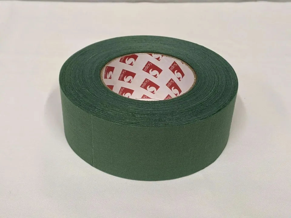 Full Box Green 16 x 5cm x 50m Scapa Sniper Webbing Repair Tape