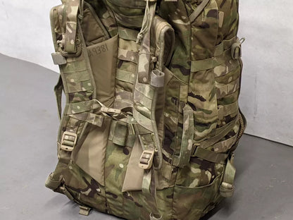 British Army MTP Camo Virtus GU 90L Bergen Rucksack