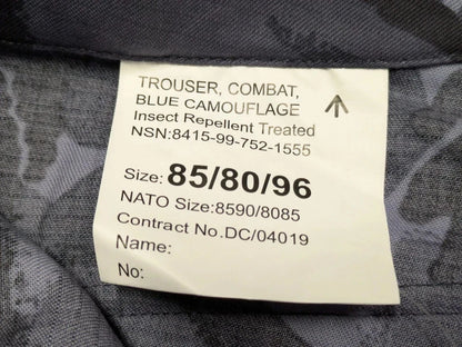 British Army OPFOR Blue DPM Camo Combat Trousers - NEW
