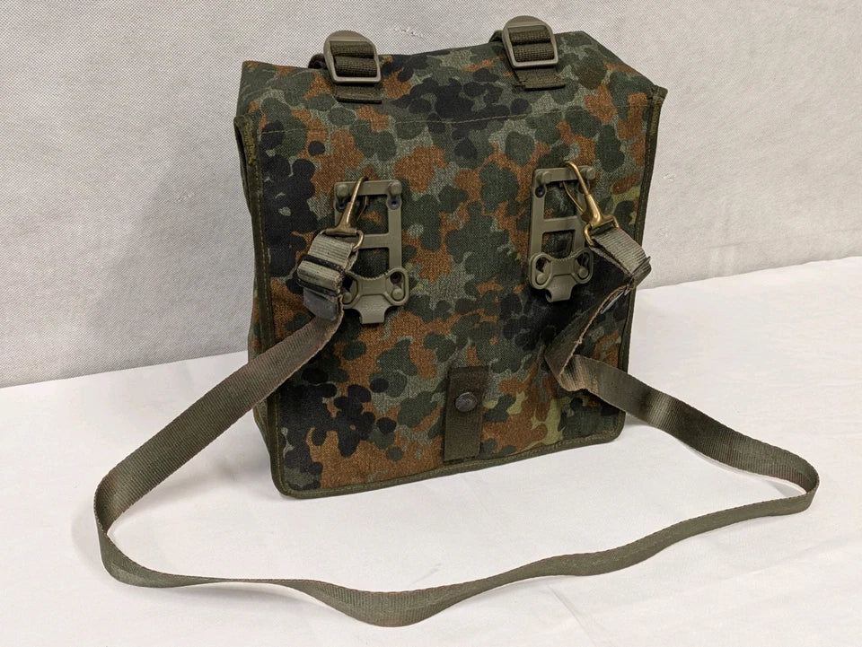 German Army Bundeswehr Flecktarn Butt Pack Respirator Case GSR Holder Haversack