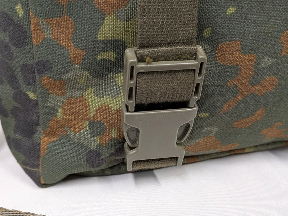 German Army Bundeswehr Flecktarn Butt Pack Respirator Case GSR Holder Haversack