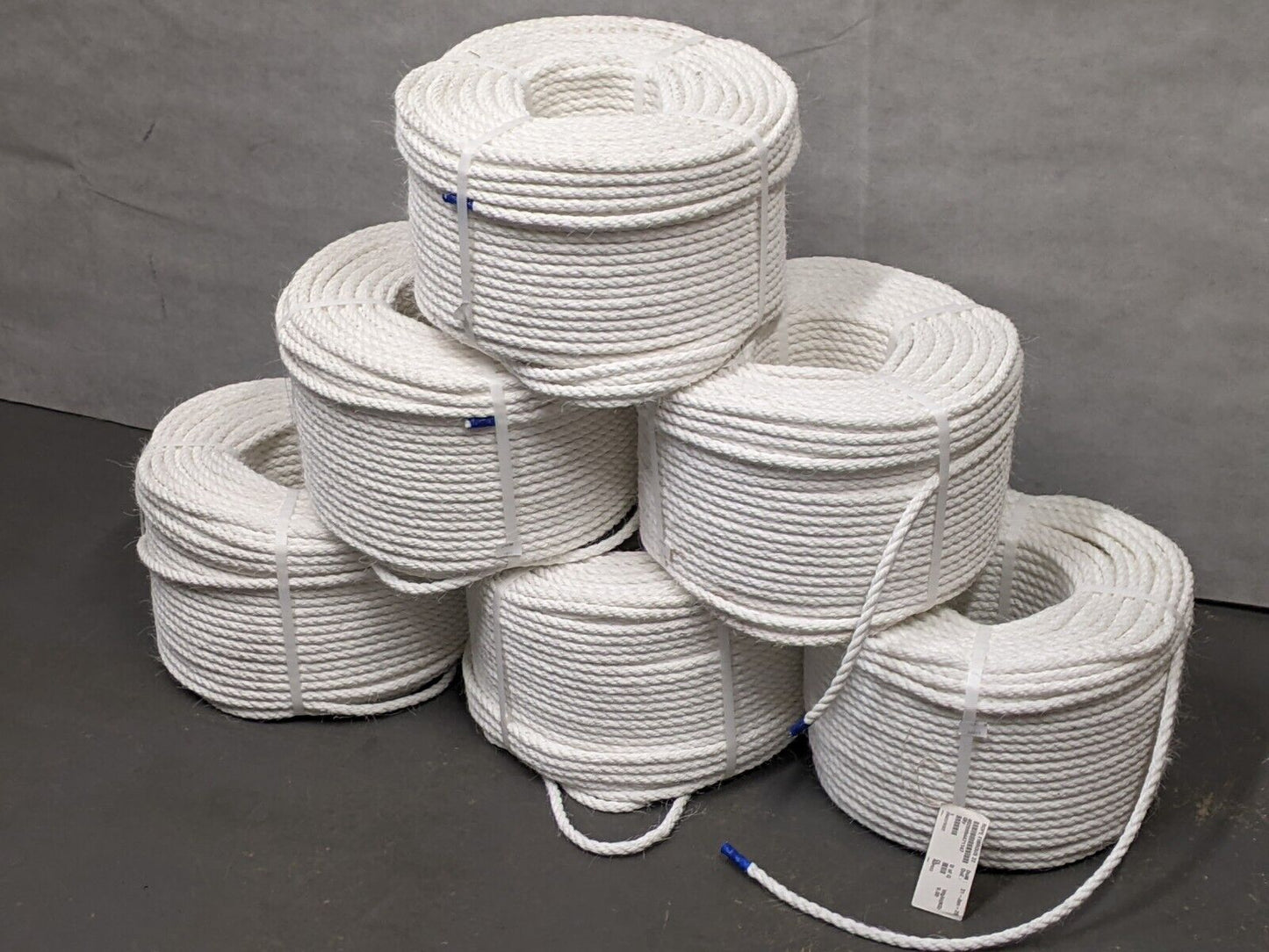 Cotesi UK Staplespun Polypropylene 3 Strand Poly Nylon Rope 10mm x 220 Metre Coil