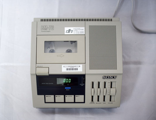 Sony BM-76 Legal Pace Standard Cassette Transcriber