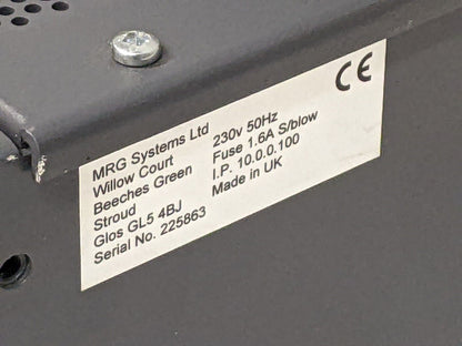 MRG Systems Ltd AV350 SDI / PAL Monitor and Control Unit