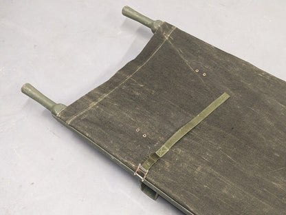 British Army Heavy Duty Folding Wooden Stretcher - Dated 1990s