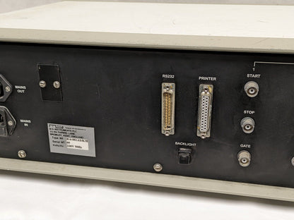 M.S. Instruments 814-001AS/K/H Velocity R.O.F. Computer Type 814 with Printer