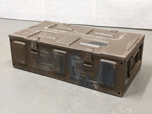 105mm C374 Large Metal Ammo Ammunition Storage Box Can Tin