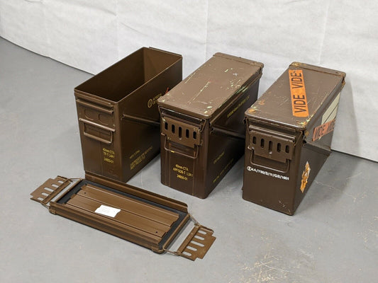 20mm 40mm M548 Metal Ammo Ammunition Storage Box Tin Can