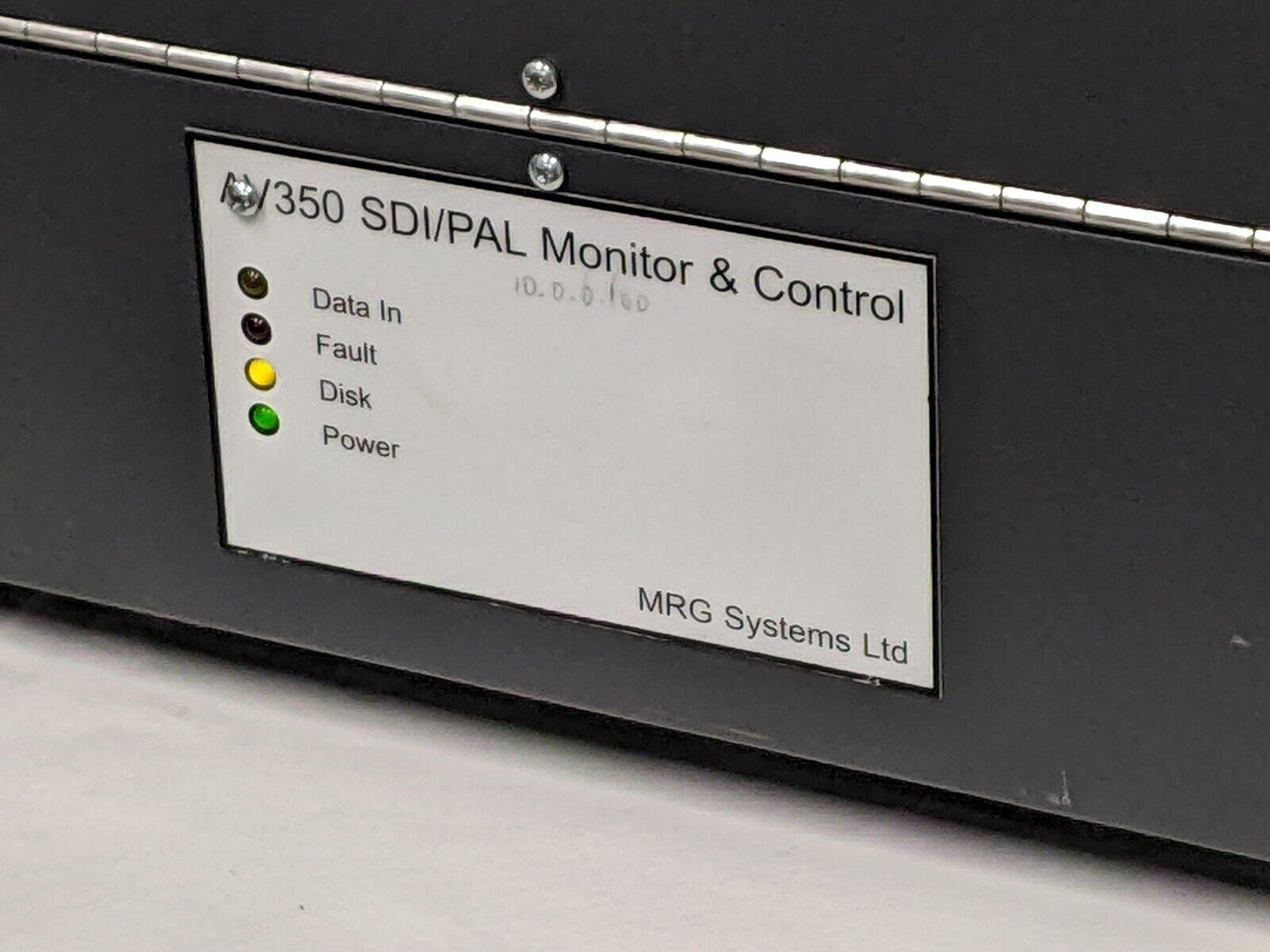 MRG Systems Ltd AV350 SDI / PAL Monitor and Control Unit