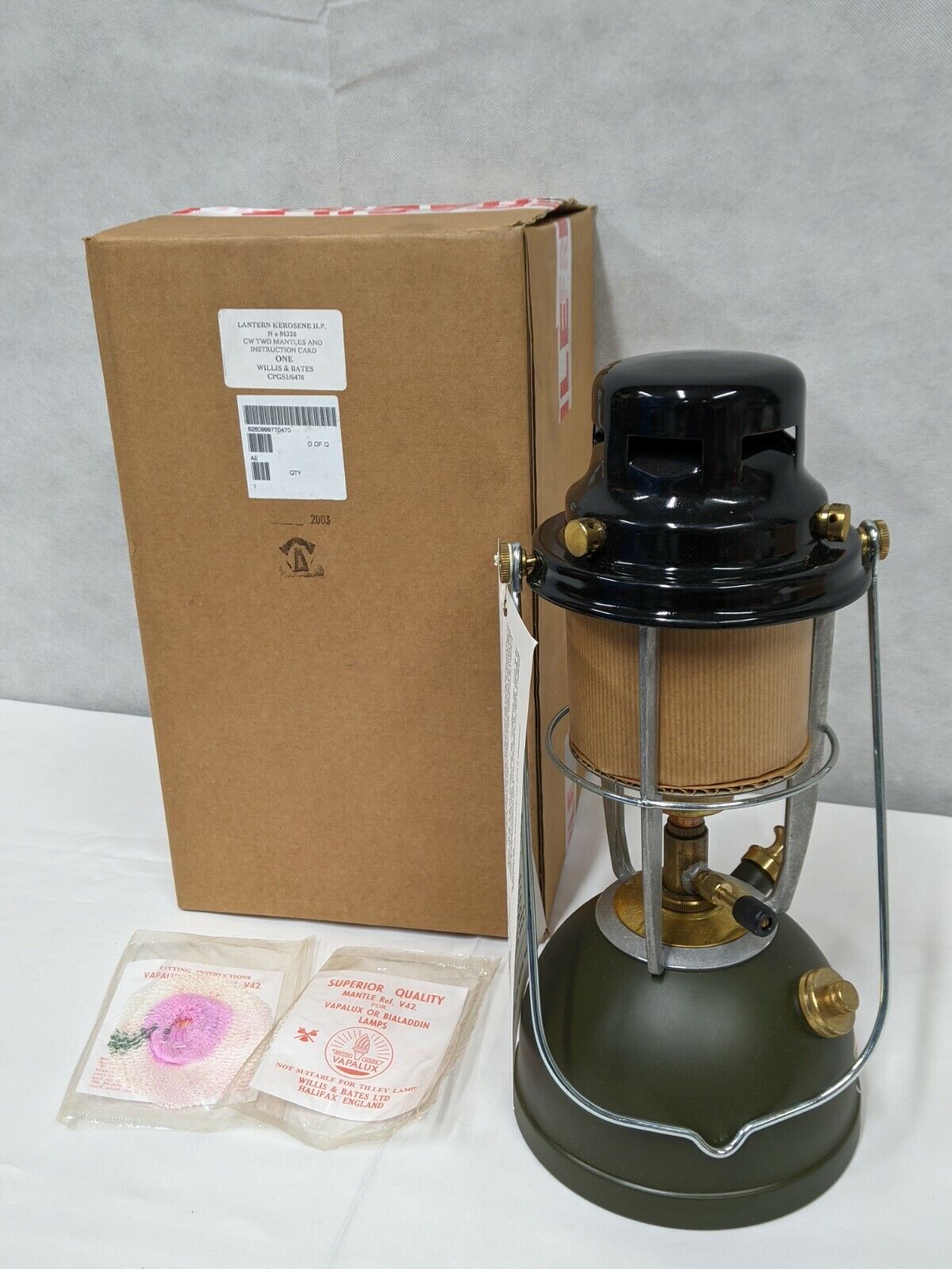 Willis & Bates M320 Vapalux Lamp Lantern