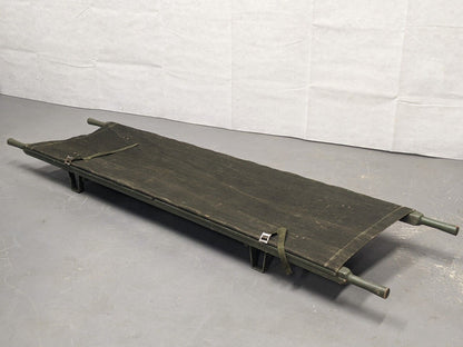 British Army Heavy Duty Folding Wooden Stretcher - Dated 1990s