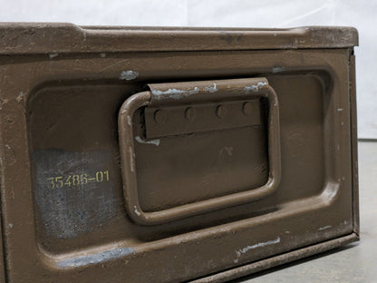 105mm C374 Large Metal Ammo Ammunition Storage Box Can Tin